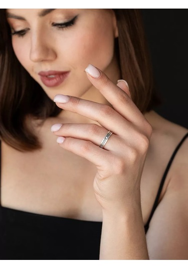 Voznesenskij Uvelirnyj Zavod 925 Gümüş "kurtar Ve Korusun" Yüzüğü 179422141 Gri