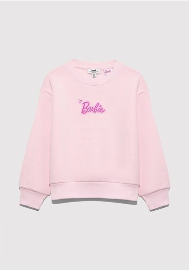 Mavi - Barbie Baskılı Pembe Sweatshirt 7s10185-71007 Pembe