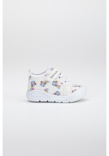 Şirinbebe Şiringenç Keten Gümüş Kız İlkadım Bebek Çocuk Ayakkabısı-2894-gümüş Gümüş