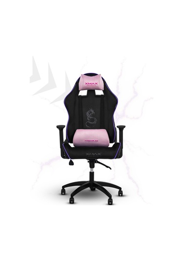 Rio Balerion Terletmez Kadife Kumaş Siyah Gaming Oyuncu Koltuğu - 8 Siyah