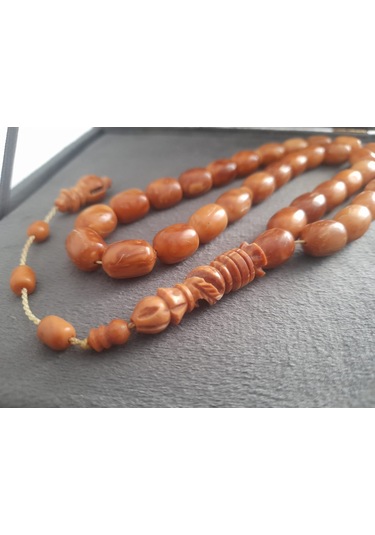 Soma Tesbih İmame Ve Hitame Oyma İşçilik Harika Büyük Boy Kuka Tesbih 10 x 14