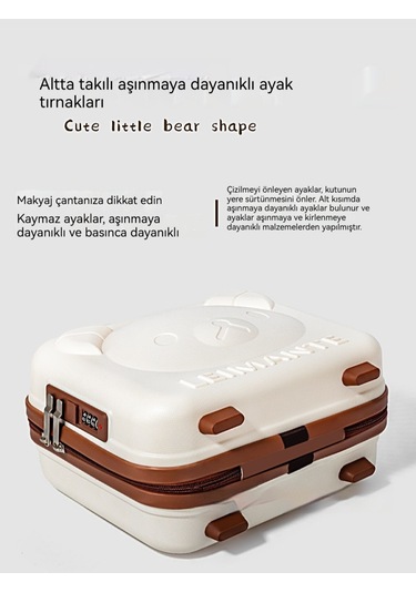 Bear Pp 14 El Bagajı Dahil Beyaz