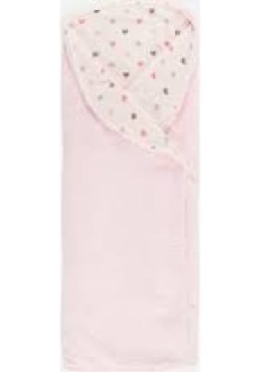 Baskılı Kürklü Battaniye Pembe