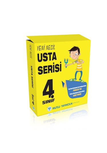 Mutlu Usta Serisi 4 Sınıf Seti 2025 Yeni