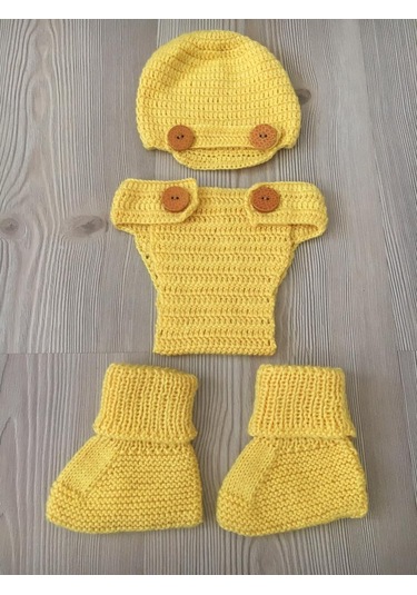 Bebek Kostümü Unisex Sarı
