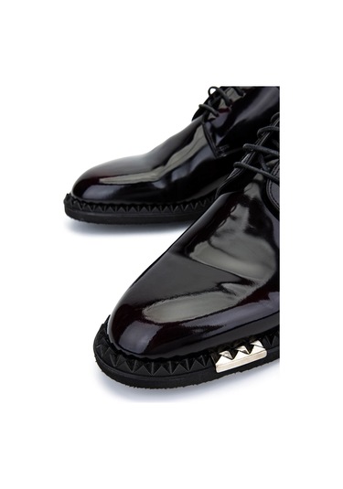 Tamer Tanca Erkek Hakiki Deri Bordo Klasik Ayakkabı 183 43202 Erk Ayk Y25 Bordo Acma Bordo