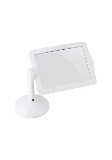 Suofeng Büyük Led Aydınlatmalı Okuma Büyüteci - 360 Derece Dönebilir 3x Büyütme Beyaz