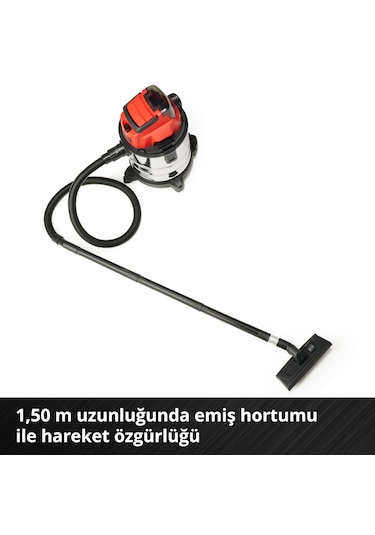 Einhell TC-VC 18/20 Li S - Solo, Akülü Islak/Kuru Süpürge (Akü ve şarj cihazı dahil değildir) - 2347130