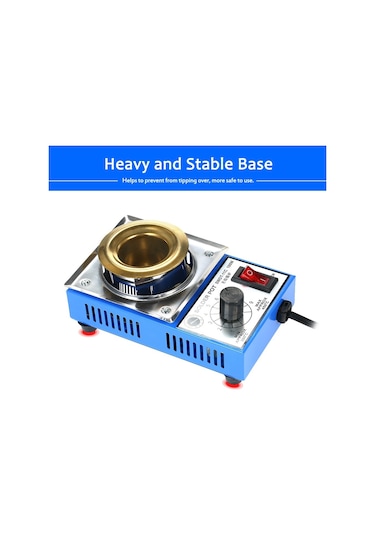 Hallow 100 W 220 V 38 MM 250g Mini Kurşunsuz Lehim Pot Titanium