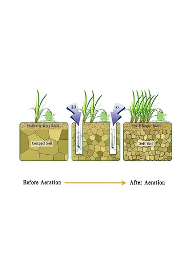 Bahçe Çim Bahçe Aletleri Çim Ripper 8 Metal Tokalı Sivri Ayakkabılar Siyah