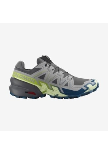 Salomon Speedcross 6 Castlerock/lime Cream/poseidon Erk Patika Koşusu Ayakkabısı L47810900 Gri