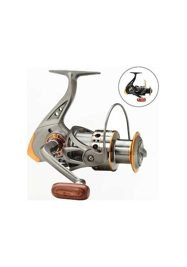 Didadodo 100kg Maksimum Sürüklemeli 13 Top Balıkçılık Makarası Gri Dc5000 Gri