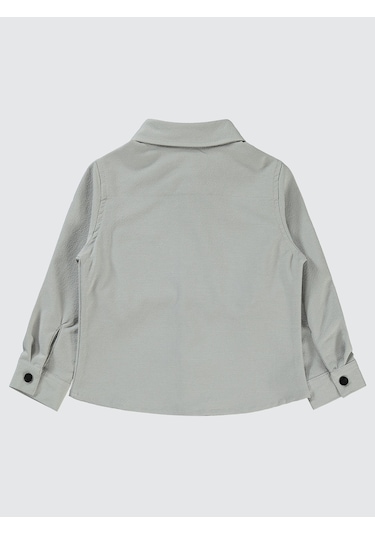 Civil Boys Erkek Çocuk Gömlek 2-5 Yaş Gri Gri