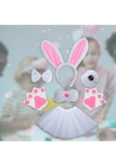 Suntek Paskalya Temalı Partiler Karnavalı Için Beyaz-6-adet