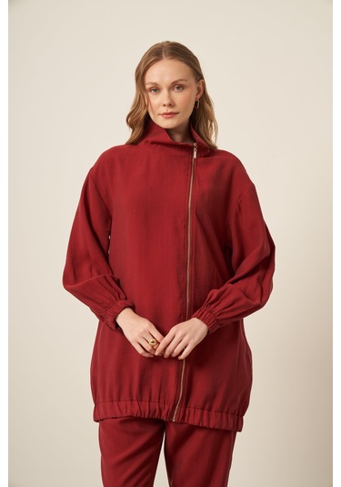 Ftz Women Kadın Modal Pantolonlu Takım Bordo 30716 Bordo