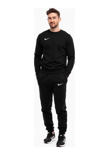 Nike M Nk Flc Park20 Crew Erkek Sweatshirt Siyah