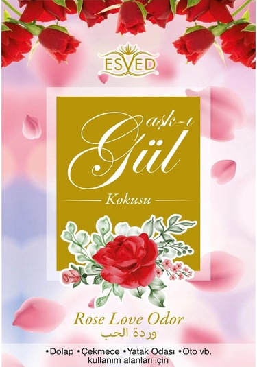 Esved Gül Kokusu Sprey Dolap Ve Çekmece Kokusu 400 ML