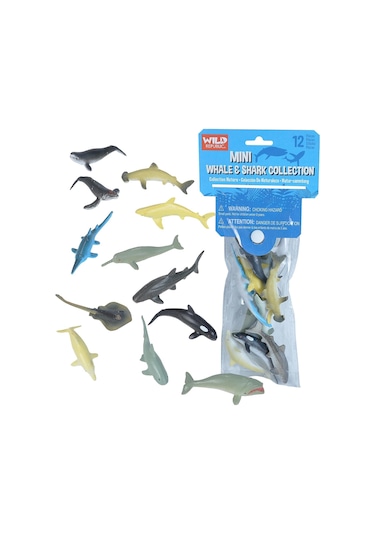 Wild Republic Mini Balina & Köpekbalığı Koleksiyonu 10 Parça 22120