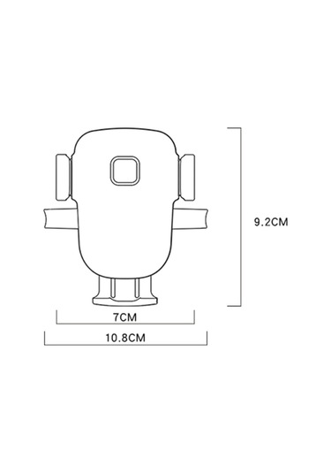 Cbtx Global Yesıdo C162 Hava Çıkışı Araç Telefonu Tutucu Braketi 360 Derece Dönebilen Cep Telefonu Standı