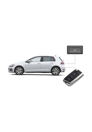 Volkswagen Golf 7 Elektrikli Bagaj Sistemi 2013-2020 Crv-00510 Vw Golf 7