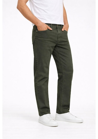 Big Rodoc Regular Fit Likralı Erkek Jean Pantolon 7562 Haki