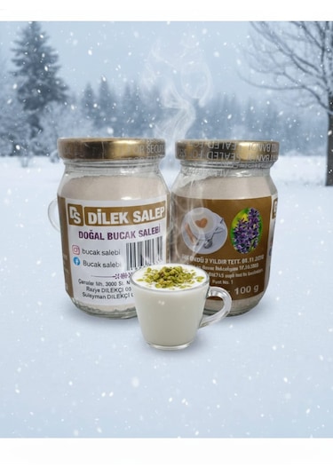 Meşhur Bucak Salebi,dilek Salep,salep 100g Kavanoz,saf Salep
