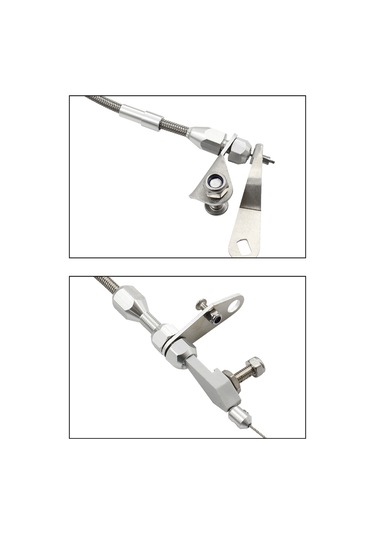 Youtek Ford C6 İçin Paslanmaz Çelik Örgülü Vites Düşürme Kablosu - Sağlama Doğru Vites Ve Uzun Ömürlü Performans