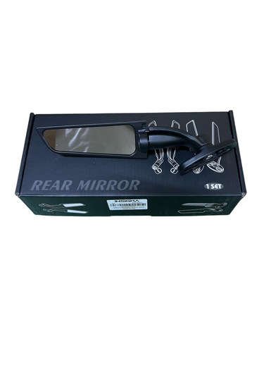 Universal Katlanır Ayna Racing Motor Uyumlu Siyah