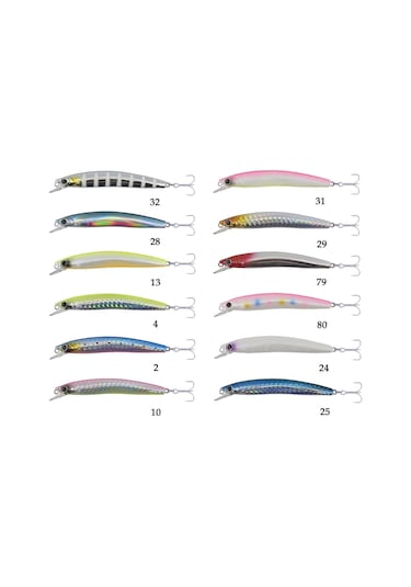 Power Line Minnow 01 80f Sahte Balık Renk:13