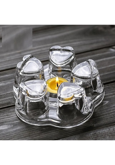 Epinox Coffee Tools Cam Demlik Isıtıcı Altlığı Stand Şeffaf