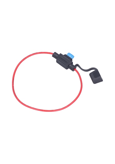 Vkemall 10 Adet Su Geçirmez Inline Sigorta Tutucu Seti - 18awg Telli, 15a Bıçak Sigortası İle Araç, Bot, Motosiklet Devreleri İçin