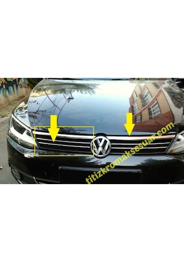 Volkswagen Jetta 2011-2013 Krom Ön Panjur 2015 Görünümlü 6P. Pçlk