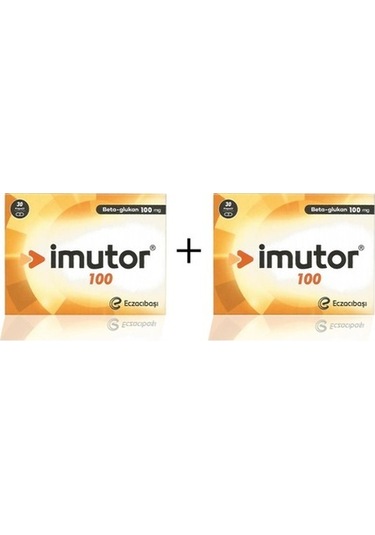 Imutor 100 Mg Beta Glukan 30 Kapsül 2 Adet