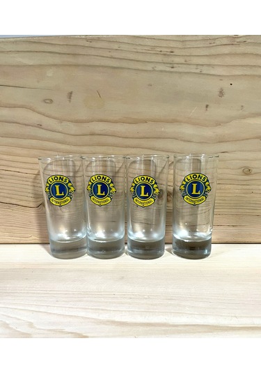 1 Adet Lions İnternational Yazılı Bardak Rakı Bardağı