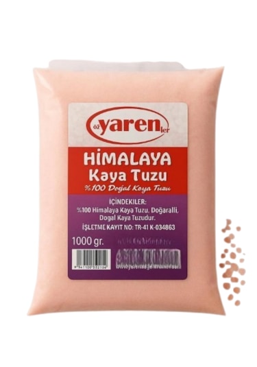 Bitkisel Himalaya Sofralık Kaya Tuzu 1000 Gr. Tekli