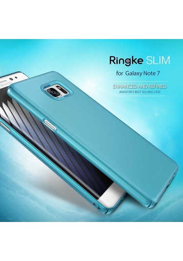 Ringke Slim Galaxy Note 7 Fe İle Uyumlu Kılıf Ocean Blue
