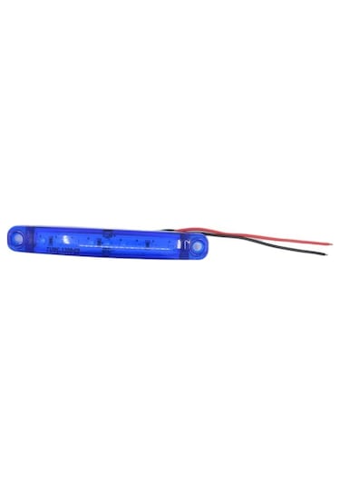 10 Adet Mavi Parmak Lamba 9 Led Su Geçirmez 12v 24v Emir