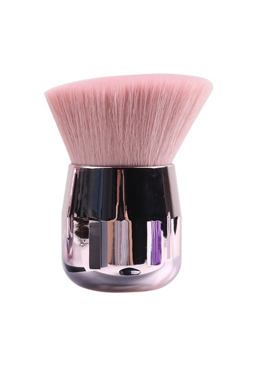 Vkemall Yumuşak Nylon Tüylü Plastik Kollü斜头&yuvarlak Başlı Blush/serbest Toz/fondöten Makyaj Fırçası - Taşınabilir Ve Dayanıklı