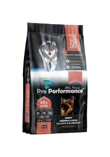 Pro Performans Puppy Dog M&l Salmon 12 KG