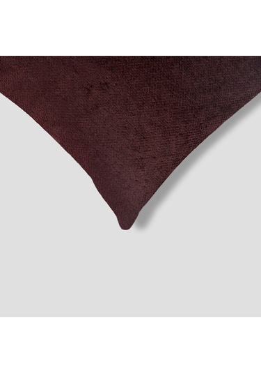 Sezyon Toya Desenli 50x50 Bordo Kırlent Kılıfı Bordo
