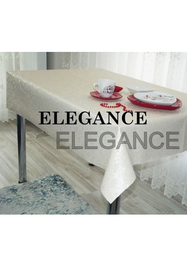 Desenli Altı Astarlı Muşamba Masa Örtüsü