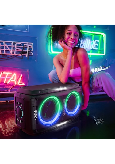 W-King T9 Pro Çift Mikrofonlu Bluetooth 5.3 Hoparlör