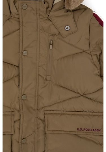 U.s. Polo Assn. Erkek Çocuk Haki Kaban 50310499-vr027 Haki