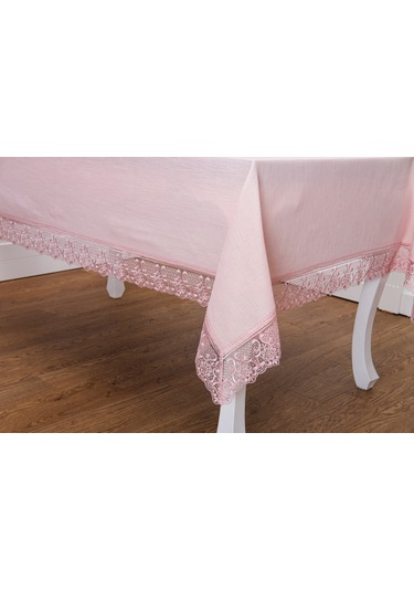 Finezza Gilda Lüx Dantelli Simli Kumaş Pudra Masa Örtüsü  160x220 cm -1467