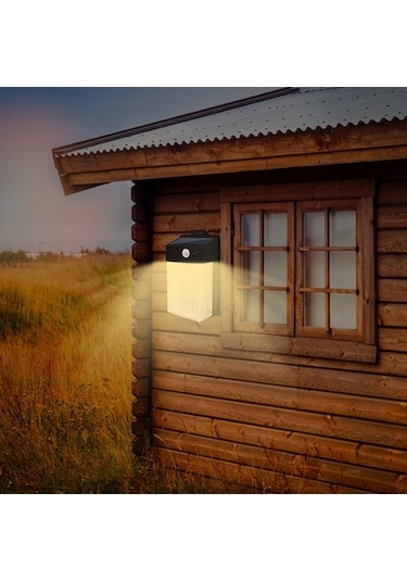 Novahub 50 Adet Led Güneş Enerjili Hareket Sensörlü Dış Mekan Lambası - Ip65 Su Geçirmez 112 Karakter Ilık Beyaz, Enerji Tasarruflu, Uzun Ömürlü Ilık Beyaz