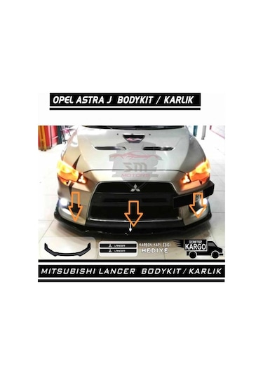 Mitsubishi Lancer Ön Tampon Eki Bodykit Karlık Lip