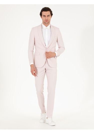 Cacharel Pudra Slim Fit Smokin Damatlık Pembe