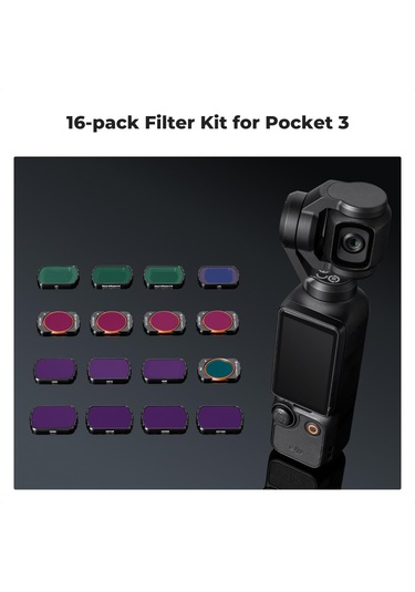 K&f Concept Magnetic 16 Parça Filtre Seti Djı Osmo Pocket 3 Com