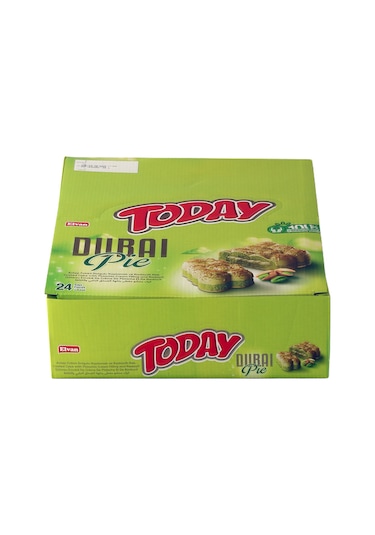 Today Dubai Pie Antep Fıstıklı Kadayıflı Kek 40 Gr. 24 Adet 1 Kutu