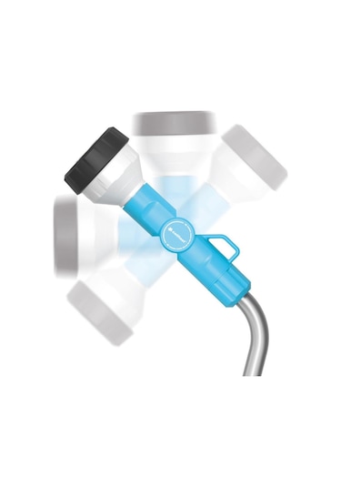 Cellfast Ergo 4 Fonksiyonlu Açı Ayarlı Uzun Hortum Sulama Başlığı